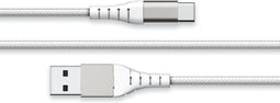 Bigben Connected Force Power Lite - Oplaadkabel - USB-A naar USB-C - 2 meter - Wit