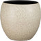 Mica Decorations Bloempot Bent - 24x24x24 cm - Terracotta - Grijs
