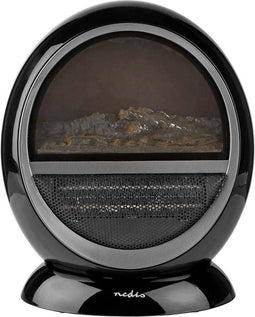 Nedis Keramische PTC-Ventilatorkachel - 1000 / 1500 W - 2 Verwarmingsmodi - Instelbare thermostaat - Draait automatisch - Oververhittingsbeveiliging - Omvalpreventie