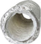 Flexibele geluiddemper non-woven met aansluiting diameter 150 mm lengte 500mm