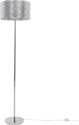 NUON - Staande lamp - Zilver - Metaal