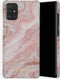 Selencia Hoesje Geschikt voor Samsung Galaxy A51 Hoesje - Selencia Maya Fashion Backcover - roze
