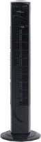 vidaXL Torenventilator met afstandsbediening en timer ø24x80 cm zwart