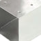 vidaXL - Paalverbinding - T-vorm - 81x81 - mm - gegalvaniseerd - metaal