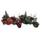 Kerstversiering DKD Home Decor Rood Groen 19 x 14 x 13 cm (2 Stuks)
