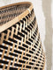 GOOD&MOJO Vloerlamp Java - Bamboe/Zwart - 75x50x176cm - - Staande lampen voor Woonkamer - Slaapkamer