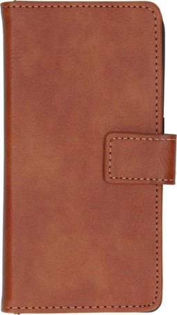 iMoshion Hoesje Geschikt voor Samsung Galaxy A01 Hoesje Met Pasjeshouder - iMoshion Luxe Bookcase - Bruin