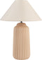 NURIA - Tafellamp - Beige - Keramiek