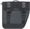 Basil Tour - Dubbele fietstas MIK - 28L waterdicht zwart - ton-sur-ton reflectie