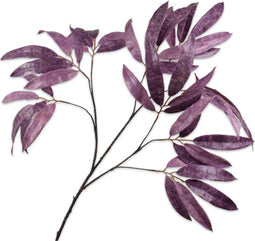 Silk-ka Kunstbloem-Zijde Eucalyptustak Paars 88 cm