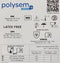 Polysem Nitril Handschoenen - Wegwerphandschoenen - Poedervrij latexvrij - Blauw (100 stuks)