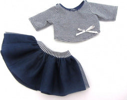 Paola Reina bretons poppenkleding Kledingset voor Gordi babypop (excl pop)