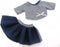 Paola Reina bretons poppenkleding Kledingset voor Gordi babypop (excl pop)