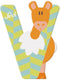 Sevi Dierenletter V 10 Cm Multicolor