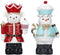 Nutcracker mouse & snowman 2 ass poly
