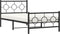 vidaXL - Bedframe - met - hoofd- - en - voeteneinde - metaal - zwart - 100x200 - cm