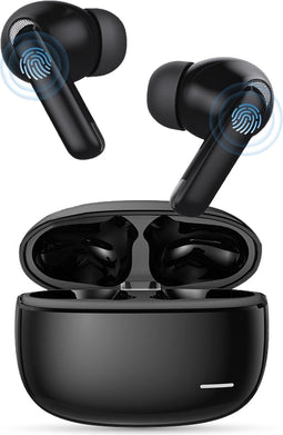 Nuvance - Bluetooth Oordopjes Draadloos met Oplaadcase - Oortjes Draadloos Sport - Draadloze Oortjes Bluetooth - Wireless Earphones met Microfoon - In Ear - Geschikt voor alle Smartphones