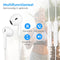 Nuvance - Oortjes met Draad - 3.5mm Jack Aansluiting - In-Ear Oordopjes met Draad - Oortjes met Draad en Microfoon - Wit