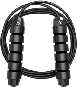 Nuvance Professioneel Sport Springtouw - Verstelbaar - Speedrope - Jump Rope - voor Volwassenen en Kinderen - Zwart