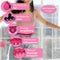Nuvance - Verstelbare Fitness Hoelahoep met Gewicht - 24 + 5 Schakels - Incl. eBook - voor Volwassenen en Kinderen - Hoelahoeps - Smart Hoepel - Roze