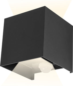 Nuvance - Wandlamp voor Binnen en Buiten - Muurlamp - Industrieel Modern - 6W