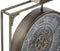 Muurklok Home ESPRIT Zwart Gouden Kristal Ijzer 60 x 9 x 80 cm