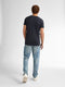 Petrol Industries - Heren 2-pack Basic T-shirts V-Hals - Blauw - Maat S