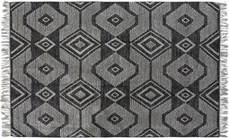 Tapijt DKD Home Decor Wit Zwart Katoen (120 x 180 x 1 cm)