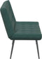 vidaXL - Bankje - 110x74x84 - cm - fluweel - donkergroen