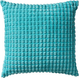 Dutch Decor ROME - Sierkussen uni 45x45 cm - Antigua Sand - blauw - Inclusief binnenkussen