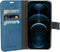 Mobiparts iPhone 12 Pro Max - Flip cover - Ruimte voor pasjes - Steel Blue