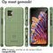 iMoshion Hoesje Geschikt voor Samsung Galaxy Xcover 6 Pro Hoesje Siliconen - iMoshion Rugged Shield Backcover - Groen