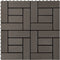 vidaXL - Terrastegels - 30x30 - cm - 1 - m² - HKC - teakkleur - 11 - st