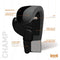 Super Pro Combat Gear Champ - Kickbokshandschoenen - PU met klittenbandsluiting - Zwart/Wit 14oz