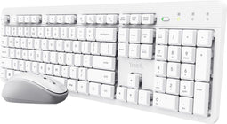 Trust ODY V2 - Draadloos Toetsenbord en Muis - Stil - Wit