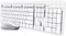 Trust ODY V2 - Draadloos Toetsenbord en Muis - Stil - Wit