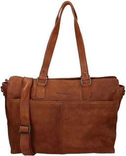 DSTRCT Raider Road - Schoudertas - Leer - cognac