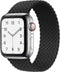 iMoshion Gevlochten nylon bandje voor de Apple Watch Series 1 / 2 / 3 / 4 / 5 / 6 / 7 / 8 / 9 / SE / Ultra (2) - 42 / 44 / 45 / 49 mm - Zwart