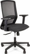 Linea bureaustoel Tekna 01 - ergonomisch EN1335 - multi verstelbaar - max. draagvermogen 110kg - zwart - LF-2011003
