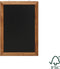 Europel krijtbord - houten lijst – muurdecoratie – tekenbord - A2 - 42x60cm