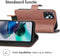 iMoshion Hoesje Geschikt voor Motorola Moto G23 / Moto G13 Hoesje Met Pasjeshouder - iMoshion Luxe Bookcase - Bruin