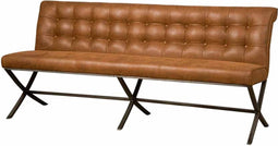 Tower living Barcelona bench 155 - fabric cherokee 8 cognac