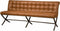 Tower living Barcelona bench 155 - fabric cherokee 8 cognac