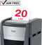 Rexel Momentum Extra XP520+ Ultrastille Papierversnipperaar voor Kantoor - P-5 Microsnippers - Vernietigt tot 20 Vellen - Zwart