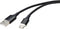Renkforce RF-4746076 - USB-kabel USB-A naar USB-C - 1.00 m - Zwart