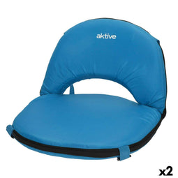 Zitting Aktive Blauw 41 x 33 x 40 cm Opvouwbaar (2 Stuks)