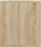 vidaXL - Tv-meubel - 100x35x40 - cm - bewerkt - hout - sonoma - eikenkleurig