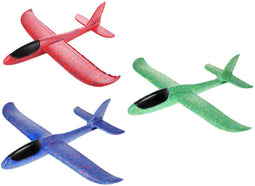 Toi-Toys XXL Foam Vliegtuig - 45 cm - Lichtgewicht schuim - Multi kleuren