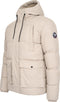 Cappuccino Italia Moorland - Heren Jas - Winterjas met capuchon - Beige - Maat XXL
