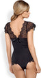 Obsessive Moketta Body - Erotische Body - Maat S/M - Zwart